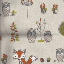 Woodland Fox Multi Fabric by the Metre
